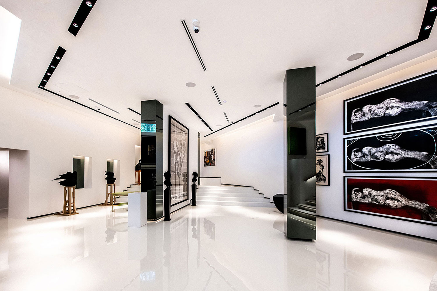 Private Art Gallery for Luxury Properties - one of the high end property trends for 2024